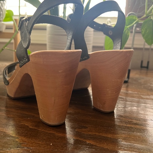 Swedish Hasbeens Suede Heels - Picture 6 of 11